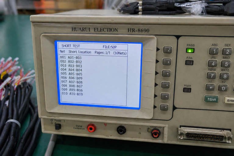 Cable short circuit test