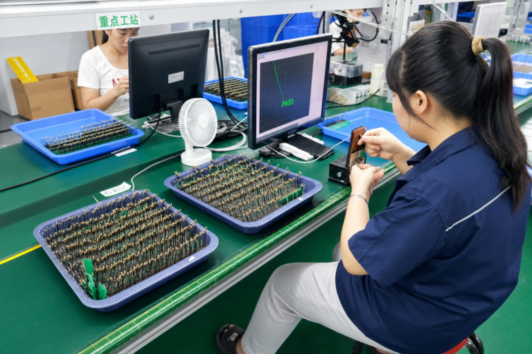 Coaxial cable SMA SMB testing process
