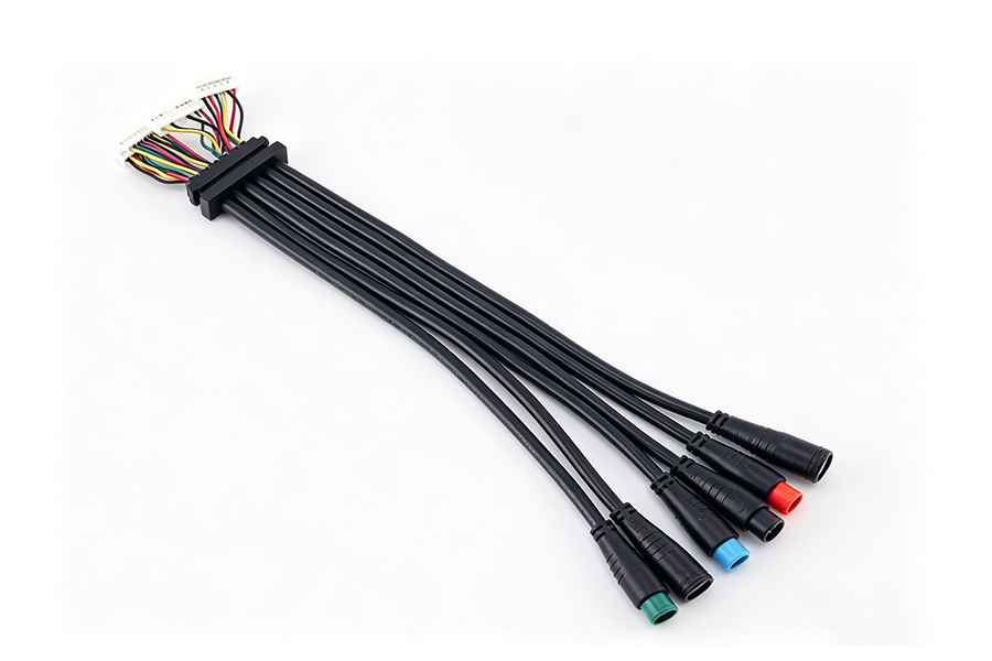 Custom E-Bike Controller Cable Harness (M8 Waterproof to JST Equivalent)