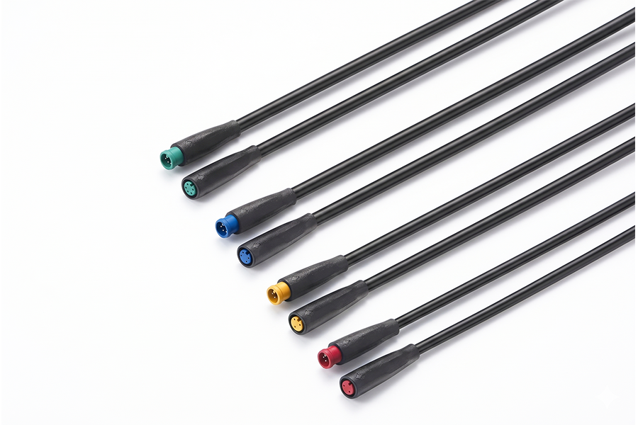 M6 Micro Circular Waterproof Connector Cable (2 to 5-Pin Pigtail)