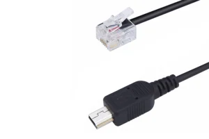Mini USB 5-Pin Male to RJ11 6P6C Serial Data Cable