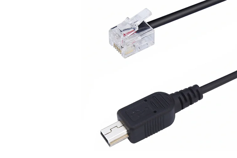 Mini USB 5-Pin Male to RJ11 6P6C Serial Data Cable