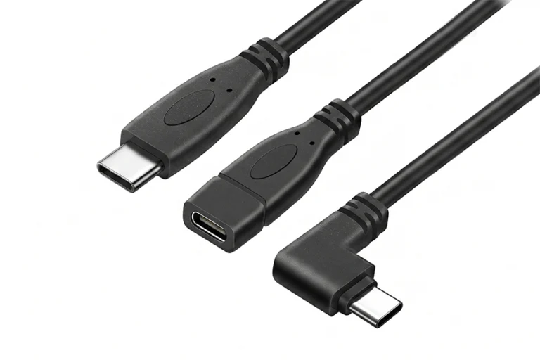 USB Type-C Cable Assemblies (Straight & Right-Angle Overmolding)