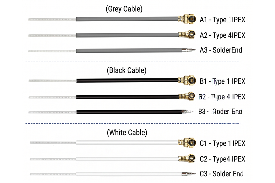 Custom 2.4GHz WiFi & Bluetooth Internal Antenna Pigtail (IPEX / U.FL / Solder Type) - Image 2